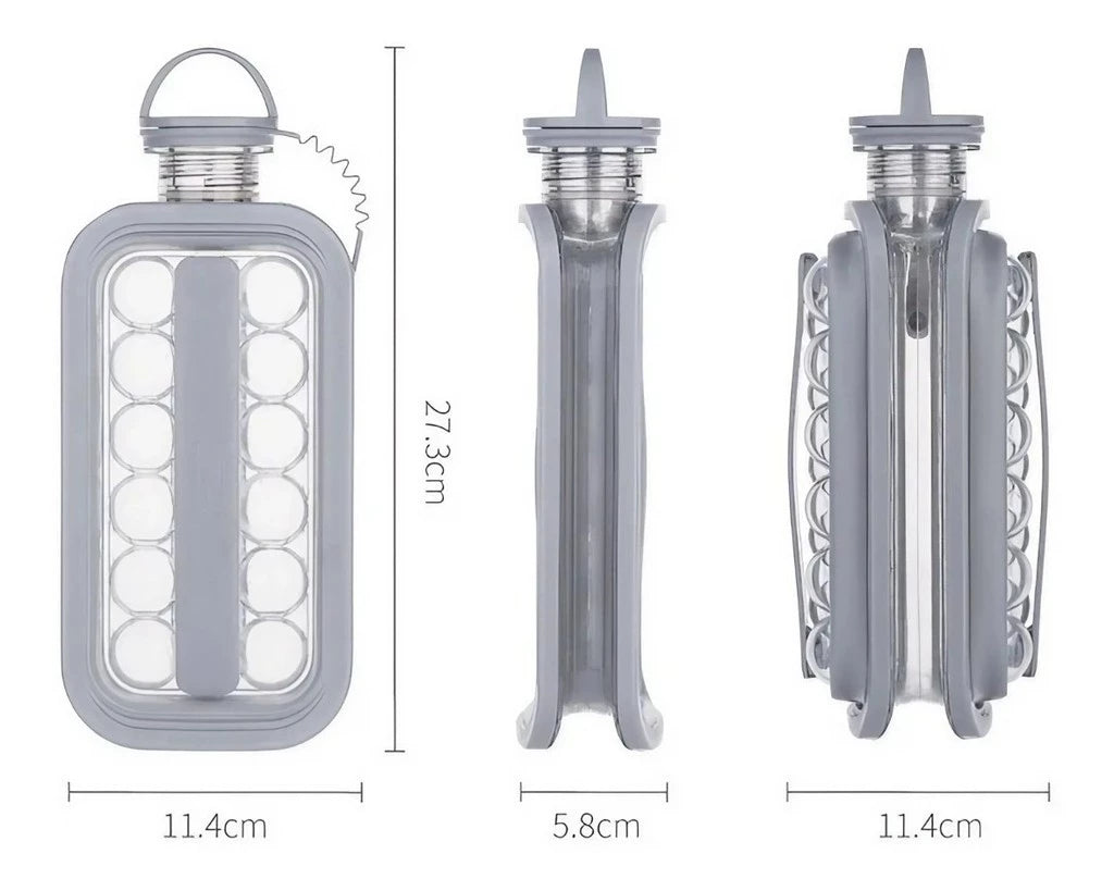 Botella Hielera Molde hielos circulares